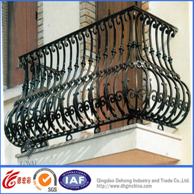 Nuevo diseño de barandilla de barandilla de balcón de hierro de metal