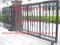 Puerta deslizante automática de seguridad residencial decorativa / puerta de entrada de acero