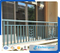 Nuevo diseño de valla decorativa de hierro forjado para balcón