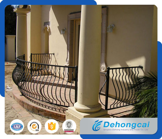 Barandilla de aluminio para balcones / Acero galvanizado / Valla de seguridad para balcones de hierro forjado