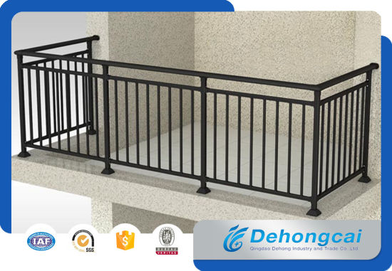 Valla de balcón de metal prefabricado / Valla de balcón de hierro forjado