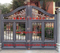 Puerta de entrada de aluminio / hierro forjado europea personalizada para hogar, jardín
