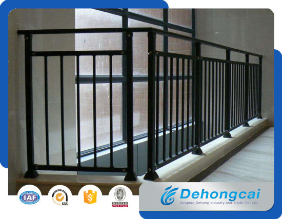 Barandilla moderna de aluminio para balcones / Precios decorativos de barandillas para balcones de acero galvanizado